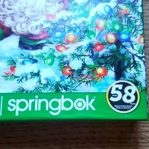 Puzzle Springbok 500 Pezzi - GNOME Village, Tema Natalizio E Rilassante
